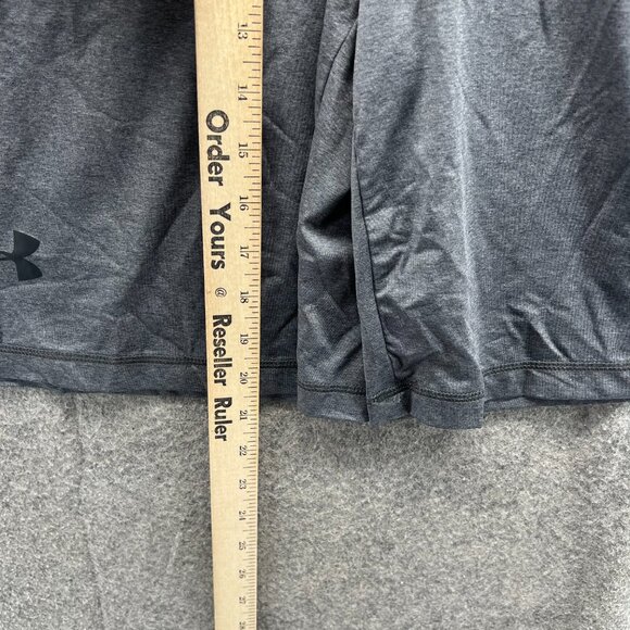 Under Armour Shorts Mens Large Gray Athletic Dazzel Athletic Gym Elastic Waist - Picture 4 of 10